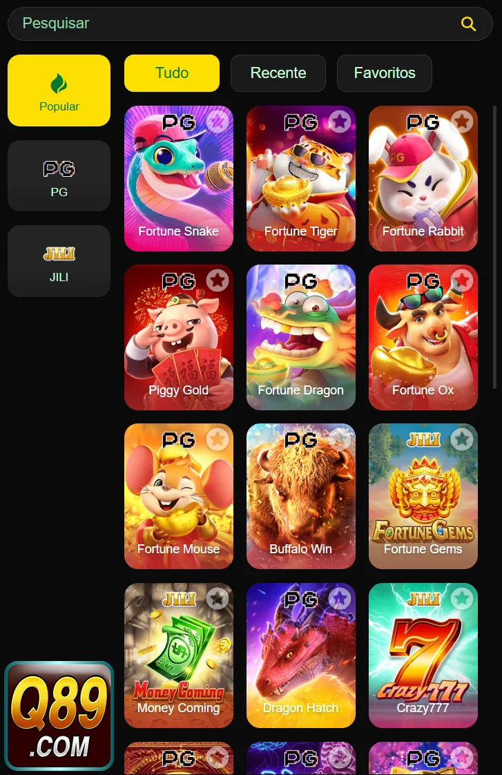 Jogador experiente em cassino online no q89.com